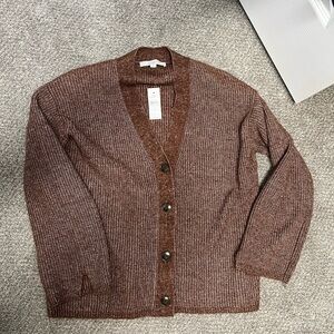 Loft Brown Cardigan Sweater